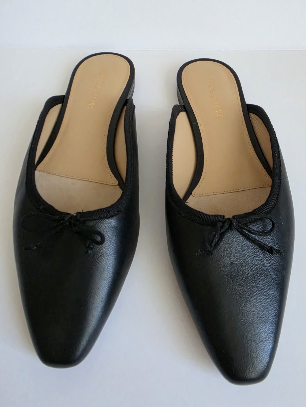 Veronica Beard Catherine Leather Mules - Picture 3 of 7